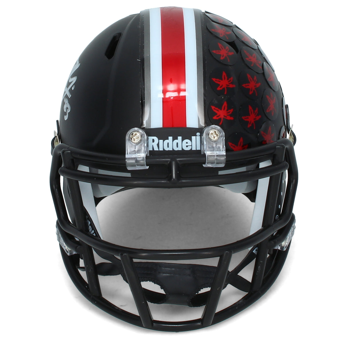 Terry McLaurin Autographed Ohio State Buckeyes Black Speed Mini Helmet Beckett