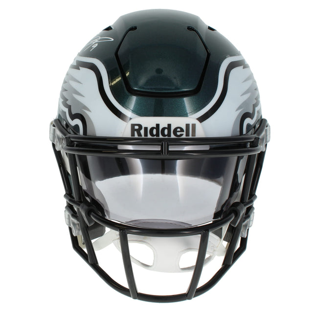 Makai Lemon Autographed Philadelphia Eagles Speedflex Midi Helmet Beckett