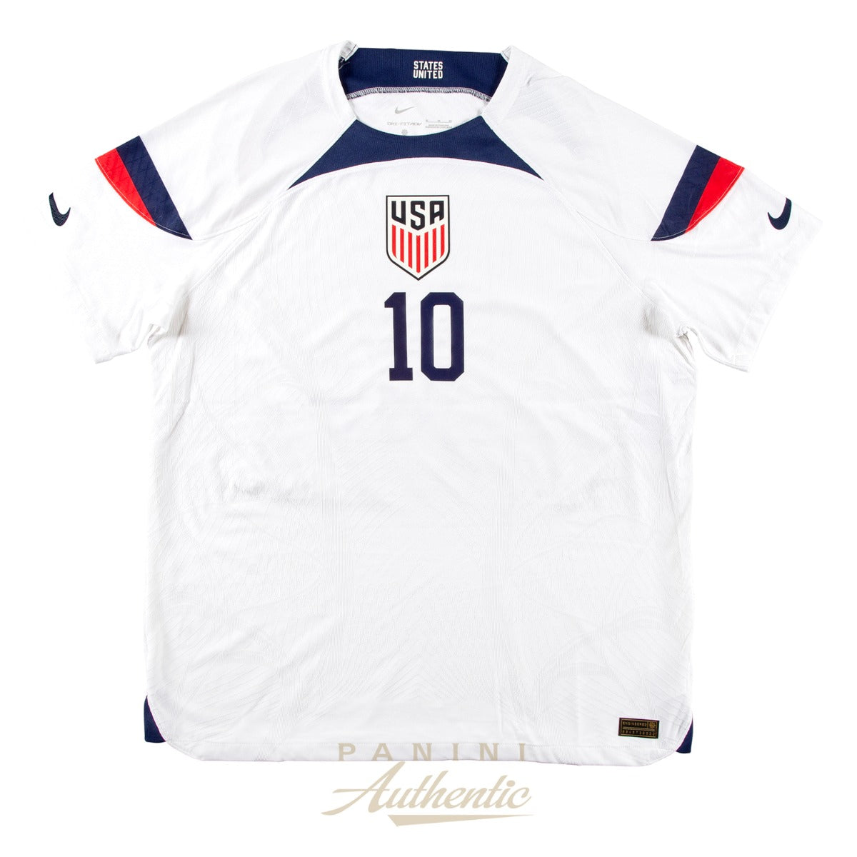 Christian Pulisic Autographed White 2022 US Home Authentic Jersey Panini