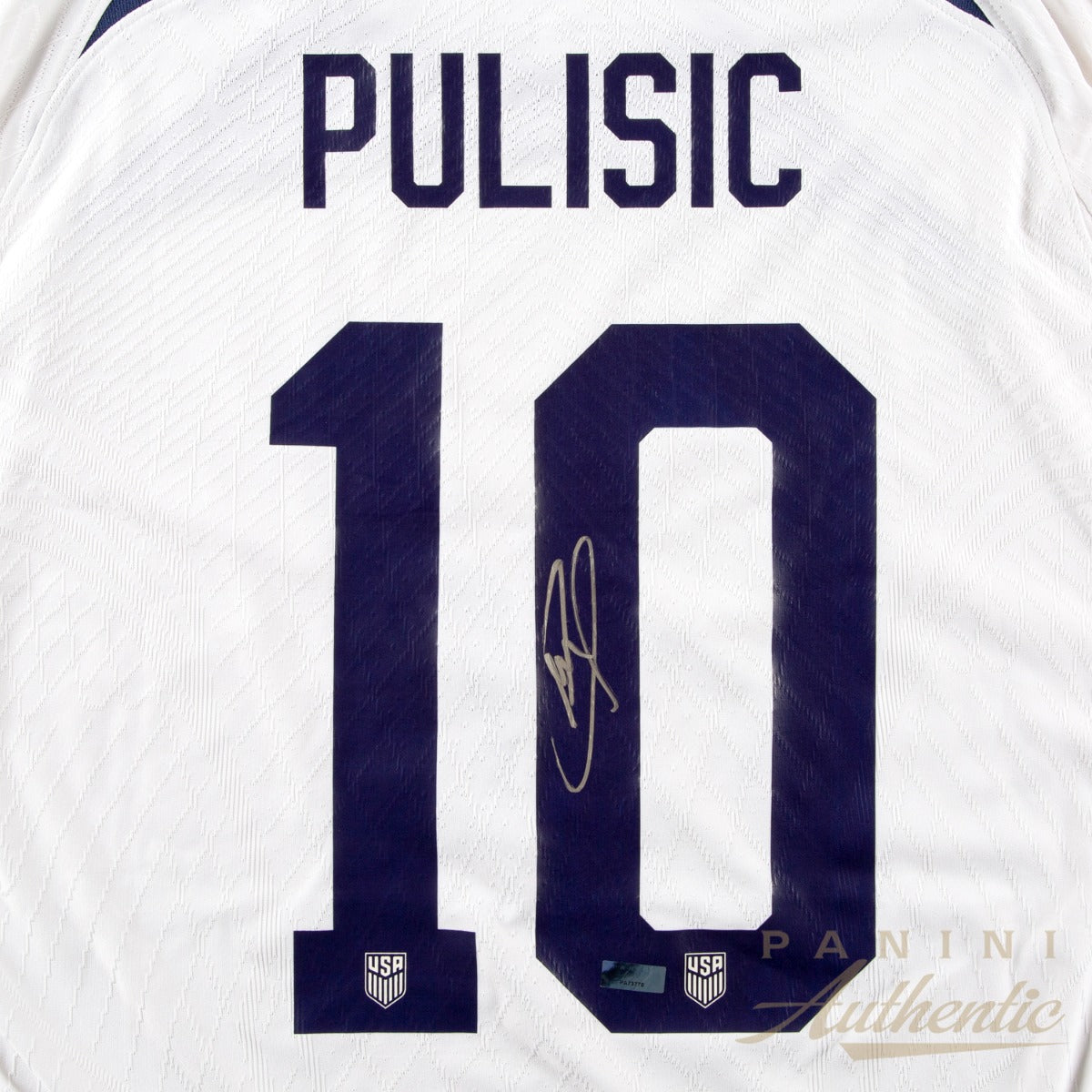 Christian Pulisic Autographed White 2022 US Home Authentic Jersey Panini