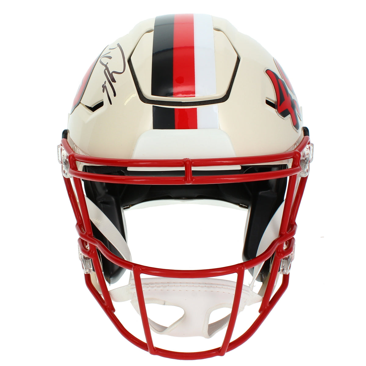 George Kittle Autographed San Francisco 49ers RETRO Speedflex Authentic Helmet Beckett