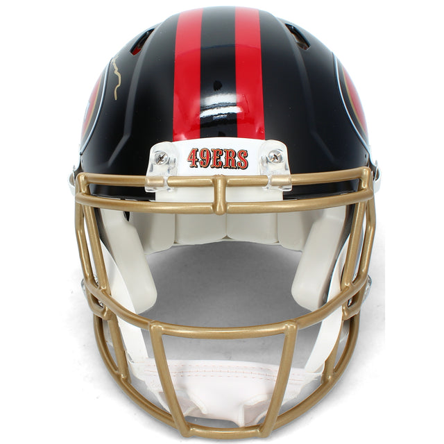 De'Zuan Stribling Autographed San Francisco 49ers Speed Authentic Helmet Beckett