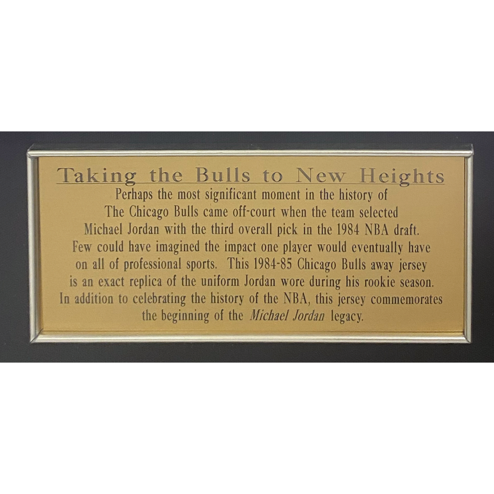 Michael Jordan Autographed Chicago Bulls Original M&N Rookie Jersey UDA LE 110/123