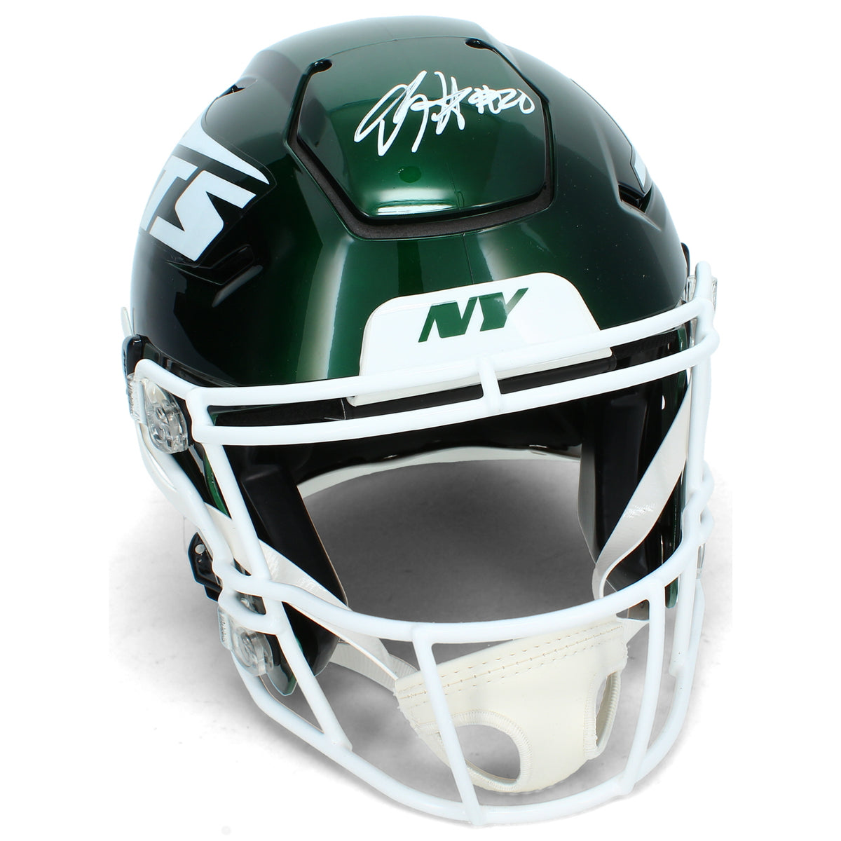 Breece Hall Autographed New York Jets SpeedFlex Authentic Helmet Beckett