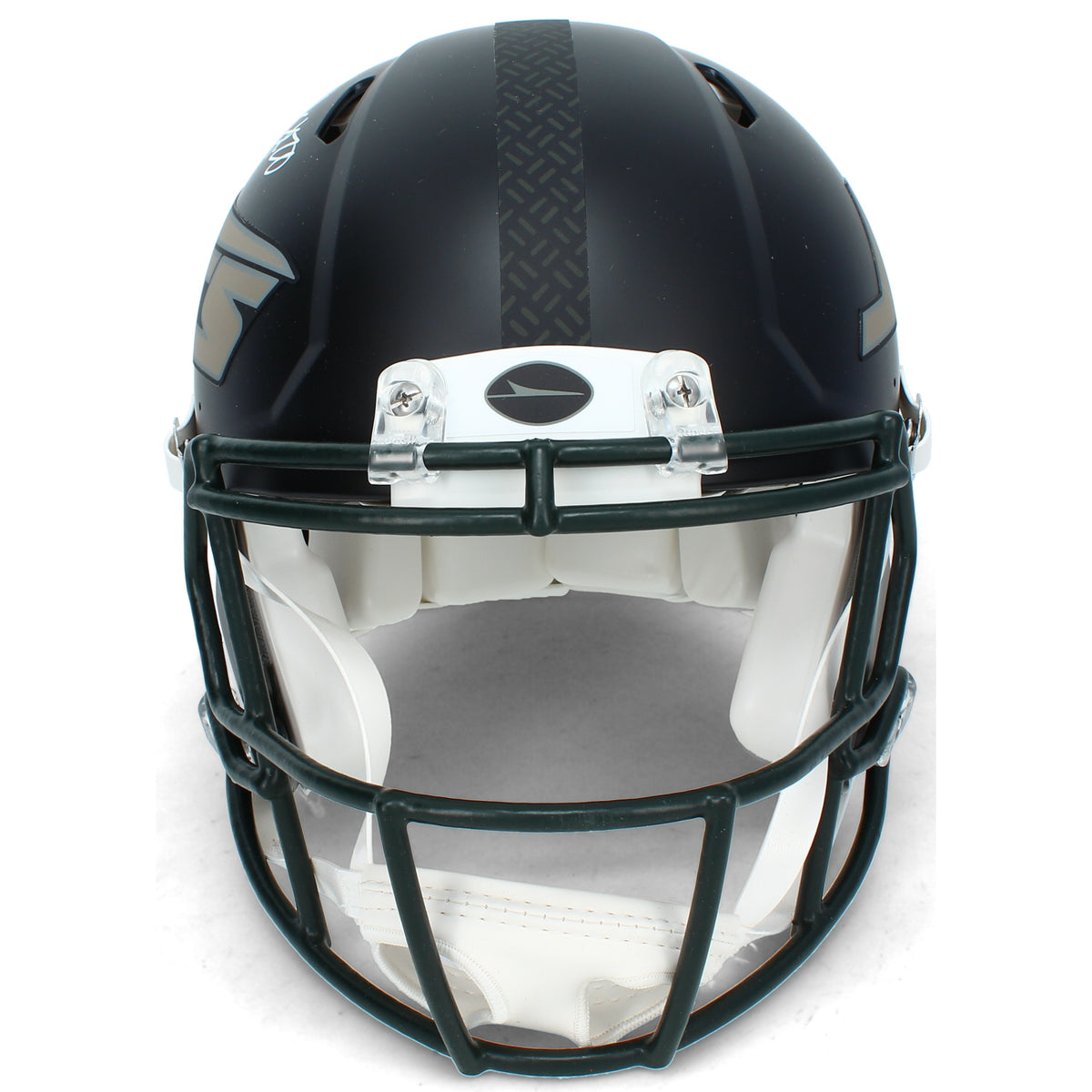 Breece Hall Autographed New York Jets Black Rivalries Speed Authentic Helmet Beckett