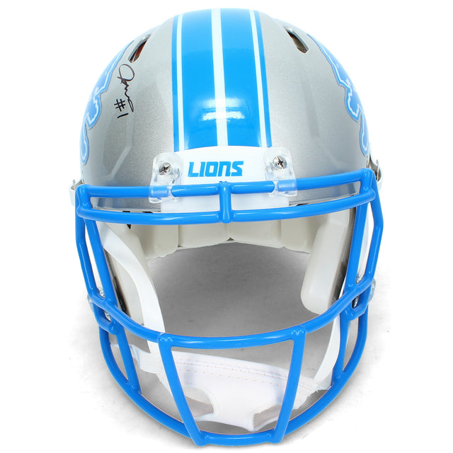 Jameson Williams Autographed Detroit Lions Speed Authentic Helmet Beckett