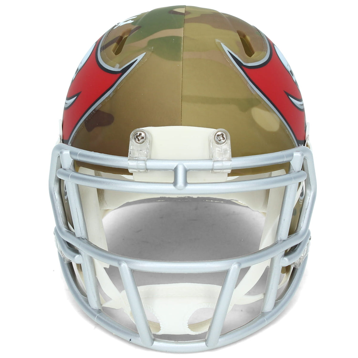 Baker Mayfield Autographed Tampa Bay Buccaneers CAMO Speed Mini Helmet Beckett