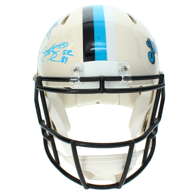 Steve Smith Autographed Carolina Panthers RETRO Speed Authentic Helmet Radtke