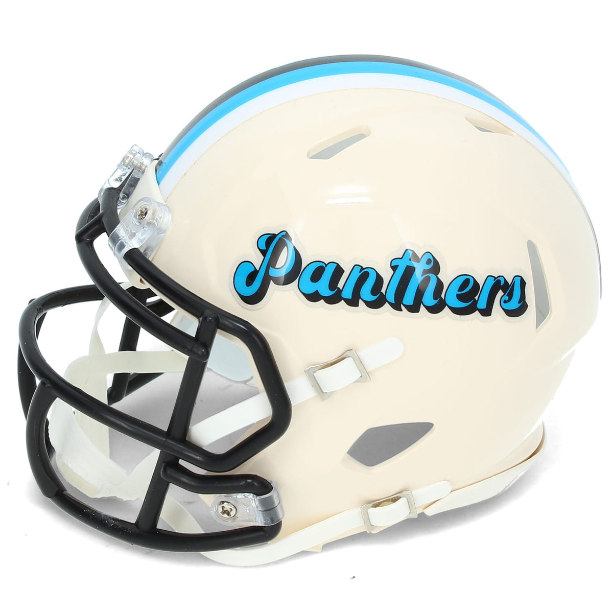 Steve Smith Autographed Carolina Panthers RETRO Speed Mini Helmet Radtke