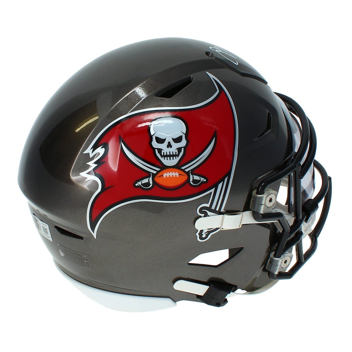 Bucky Irving Autographed (2026 Signature) Tampa Bay Buccaneers Speedflex Midi Helmet Beckett