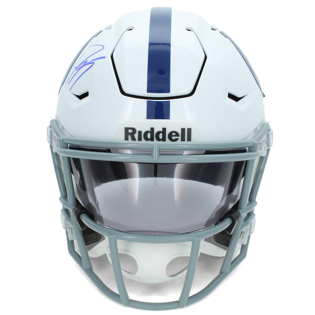 Dwight Freeney Autographed Indianapolis Colts Speedflex Midi Helmet Beckett