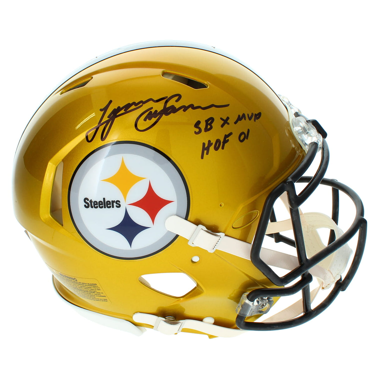 Lynn Swann Autographed/Inscribed "SB X MVP; HOF 01" Pittsburgh Steelers Flash Speed Authentic Helmet Beckett