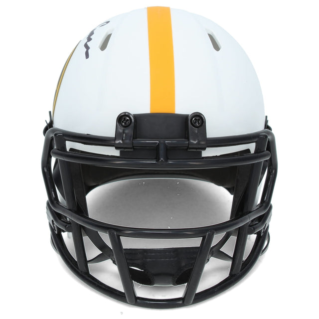 Lynn Swann Autographed Pittsburgh Steelers Speed Lunar Eclipse Mini Helmet Beckett