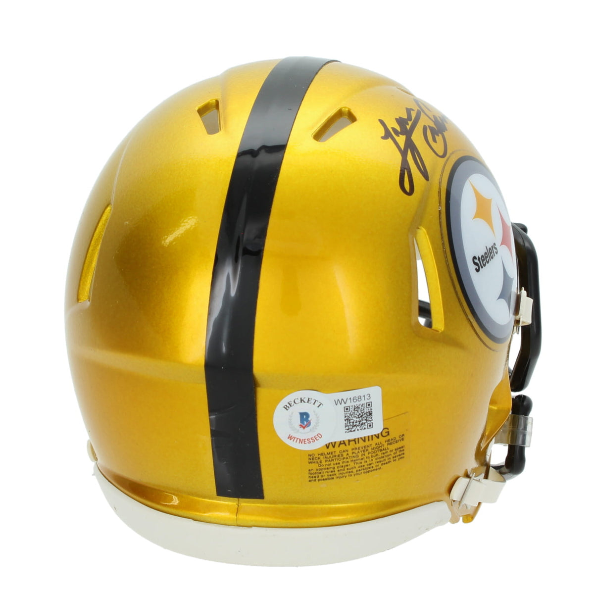 Lynn Swann Autographed/Inscribed "HOF 01" Pittsburgh Steelers Flash Speed Mini Helmet Beckett