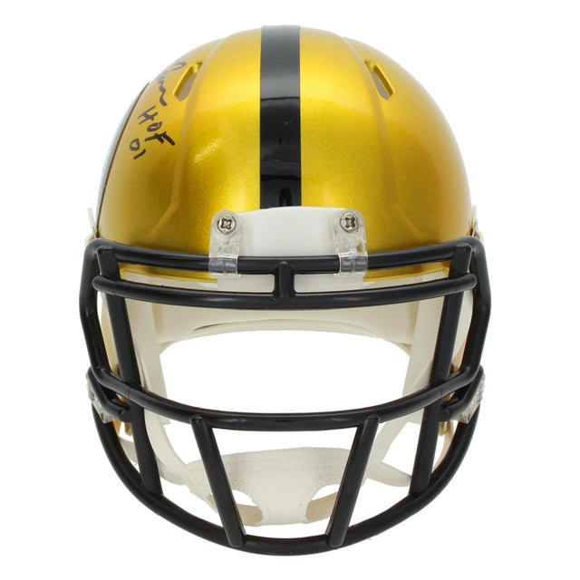 Lynn Swann Autographed/Inscribed "HOF 01" Pittsburgh Steelers Flash Speed Mini Helmet Beckett