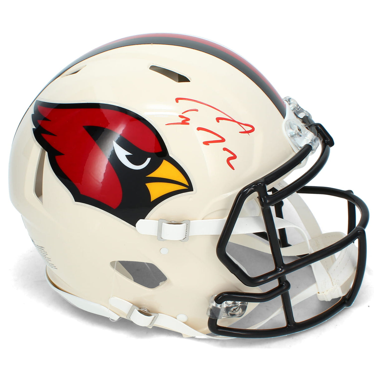 Tyler Allgeier Autographed Arizona Cardinals RETRO Speed Authentic Helmet Beckett