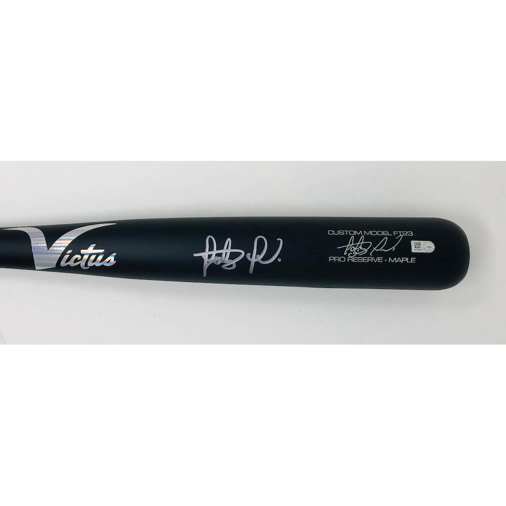 FERNANDO TATIS Jr. Autographed San Diego Padres Victus Game Model Black Bat FANATICS