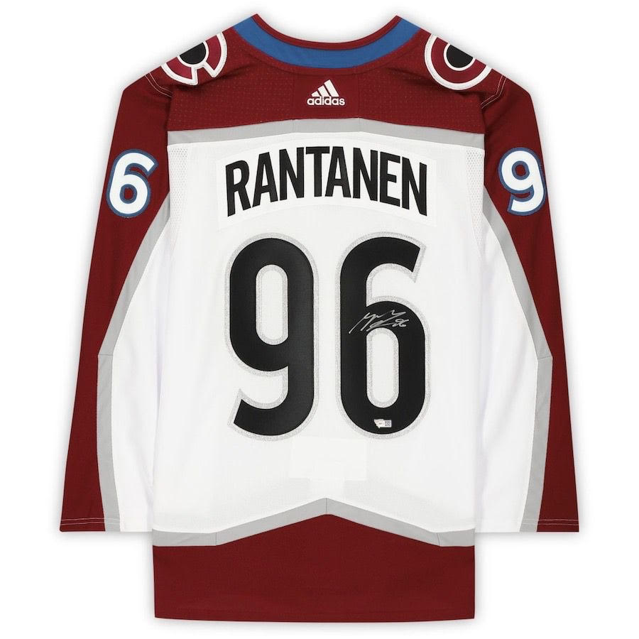 MIKKO RANTANEN Autographed Colorado Avalanche Adidas Authentic White Jersey FANATICS