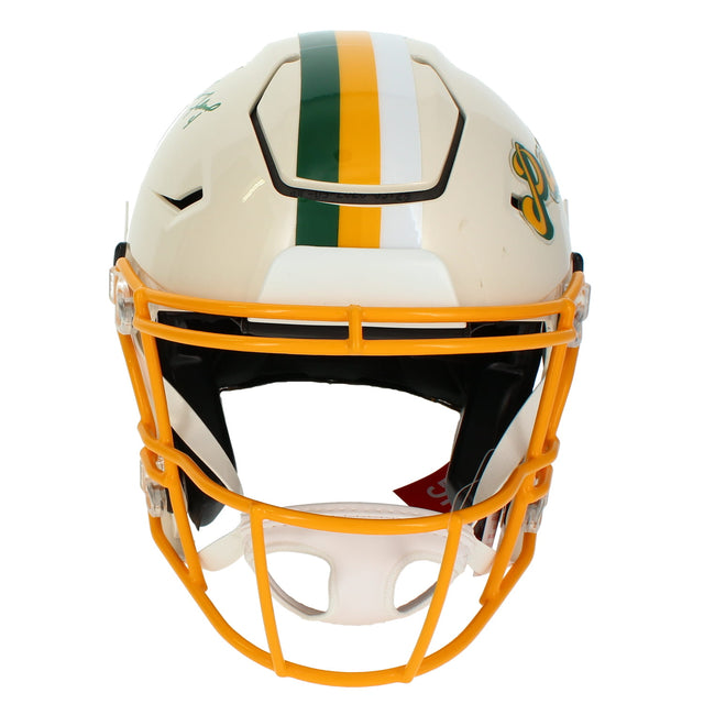 Brett Favre Autographed Green Bay Packers RETRO Speedflex Authentic Helmet Radtke