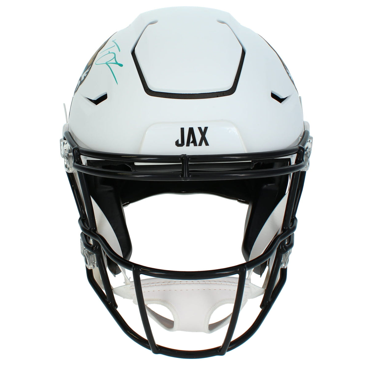 Trevor Lawrence Autographed Jacksonville Jaguars White 2024 Alternate Speedflex Authentic Helmet Fanatics