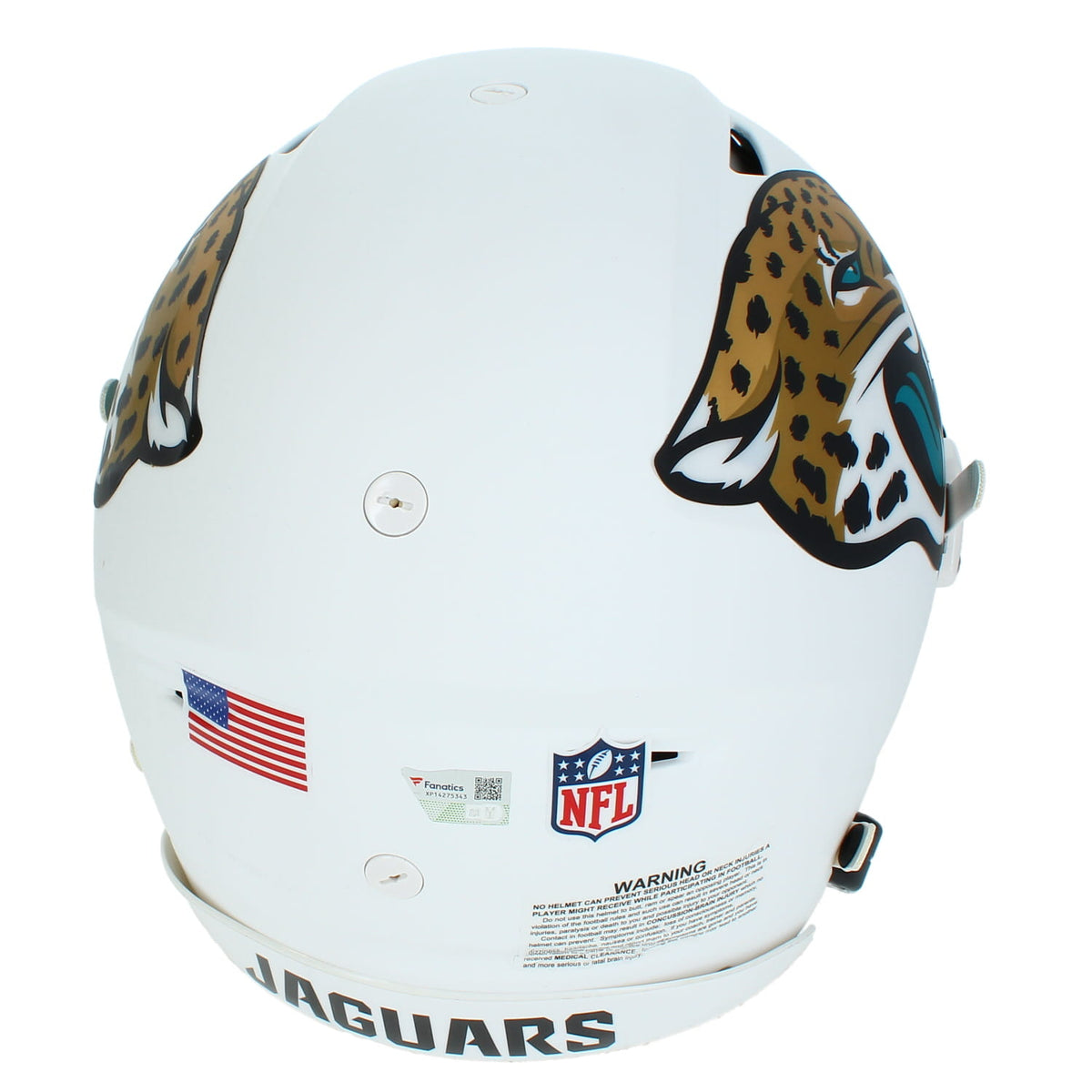 Trevor Lawrence Autographed Jacksonville Jaguars White 2024 Alternate Speedflex Authentic Helmet Fanatics