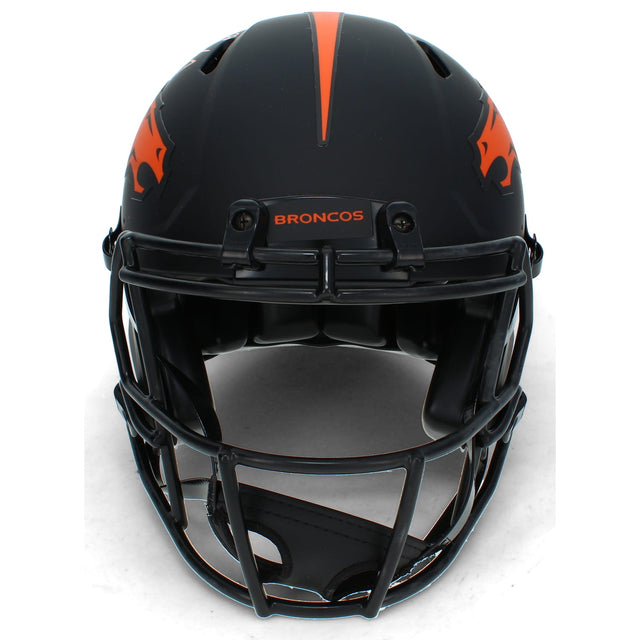 Terrell Davis Autographed/Inscribed "HOF 17" Denver Broncos Eclipse Speed Authentic Helmet Radtke