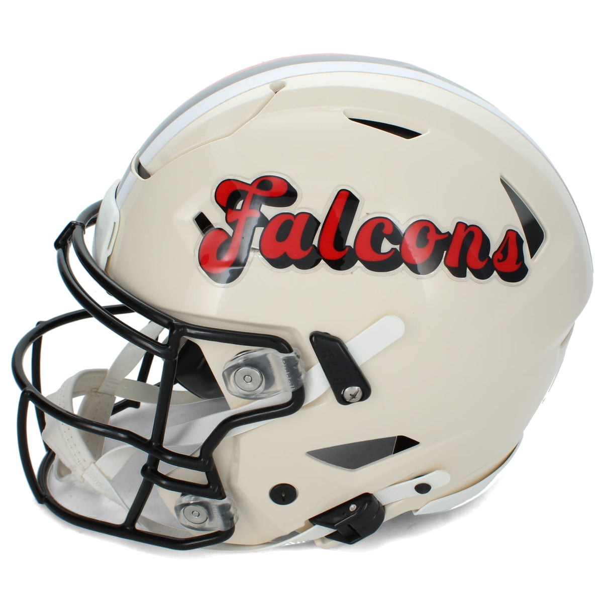 Roddy White Autographed/Inscribed "FALCONS ROH '19" Atlanta Falcons RETRO Speedflex Authentic Helmet Radtke