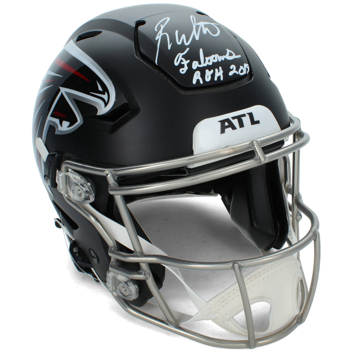 Roddy White Autographed/Inscribed "FALCONS ROH '19" Atlanta Falcons Speedflex Authentic Helmet Radtke