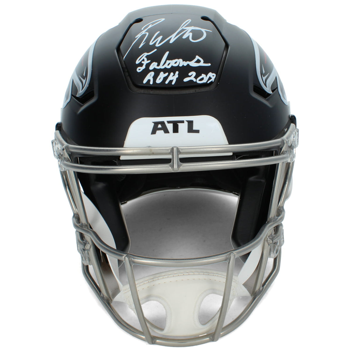 Roddy White Autographed/Inscribed "FALCONS ROH '19" Atlanta Falcons Speedflex Authentic Helmet Radtke