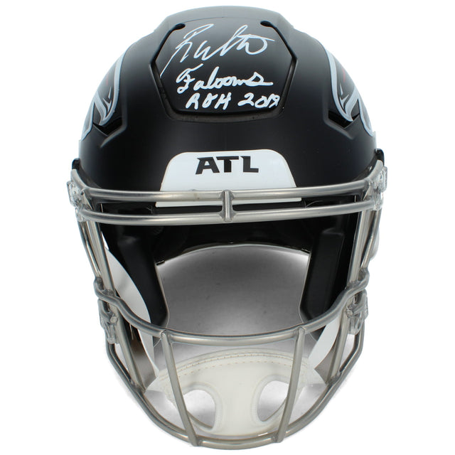 Roddy White Autographed/Inscribed "FALCONS ROH '19" Atlanta Falcons Speedflex Authentic Helmet Radtke