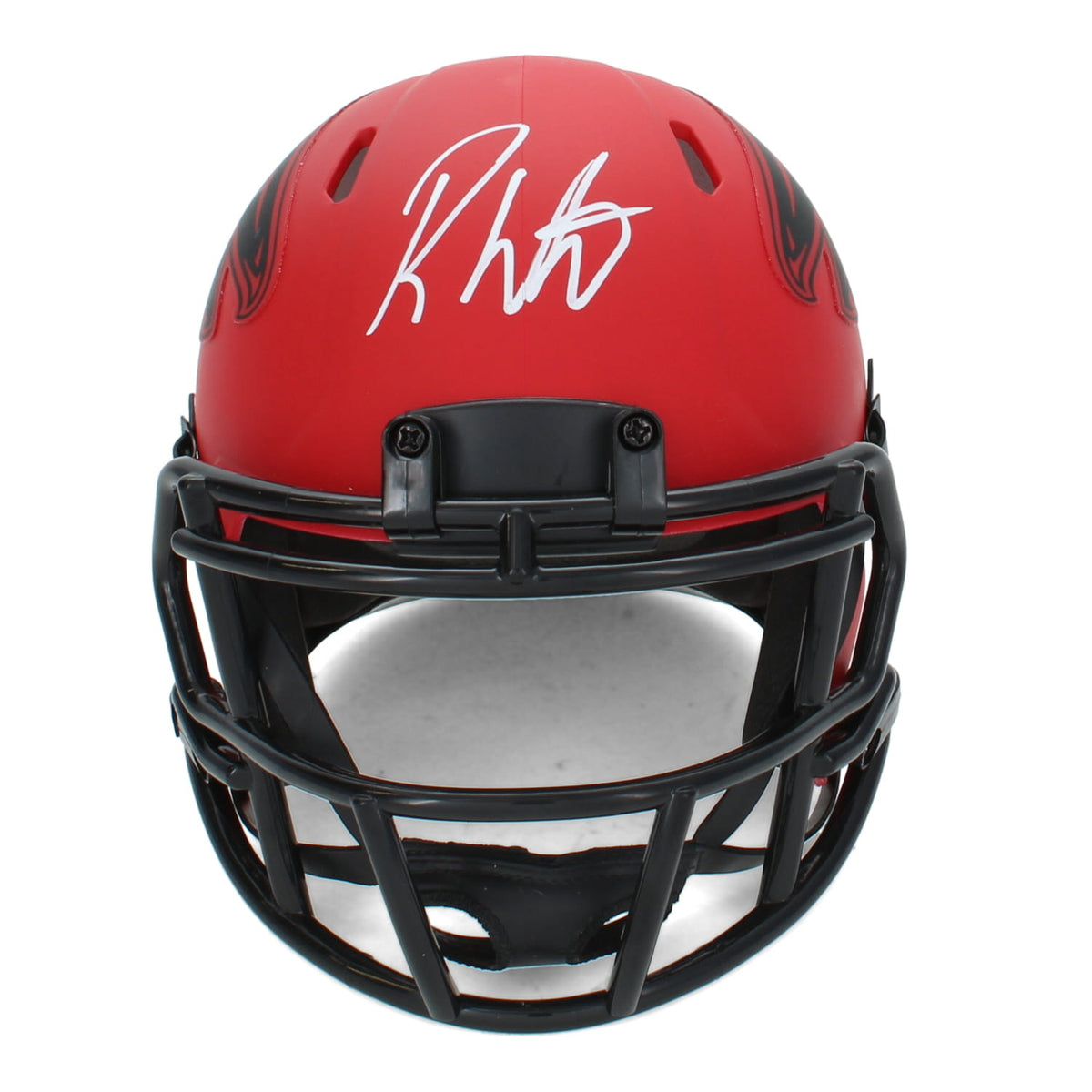 Roddy White Autographed Atlanta Falcons RAVE Speed Mini Helmet Radtke