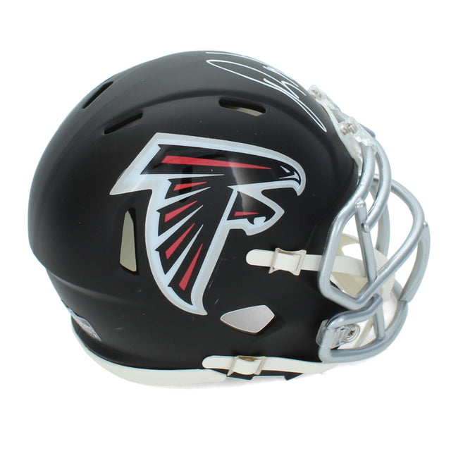 Roddy White Autographed Atlanta Falcons Speed Mini Helmet Radtke