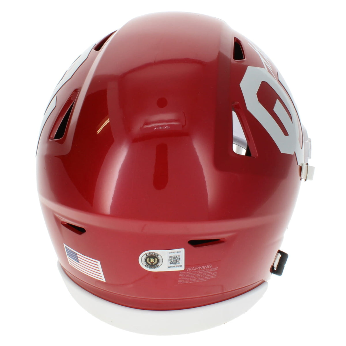 Adrian Peterson Autographed Oklahoma Sooners Speedflex Midi Helmet Beckett
