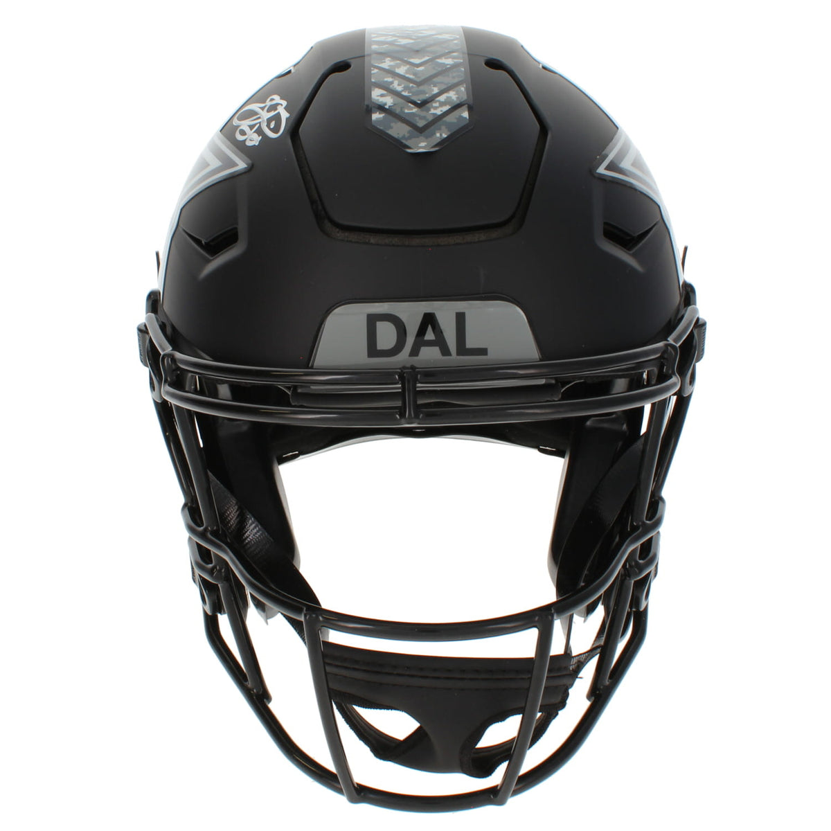 Emmitt Smith Autographed Dallas Cowboys 2026 Salute to Service Speedflex Authentic Helmet Beckett
