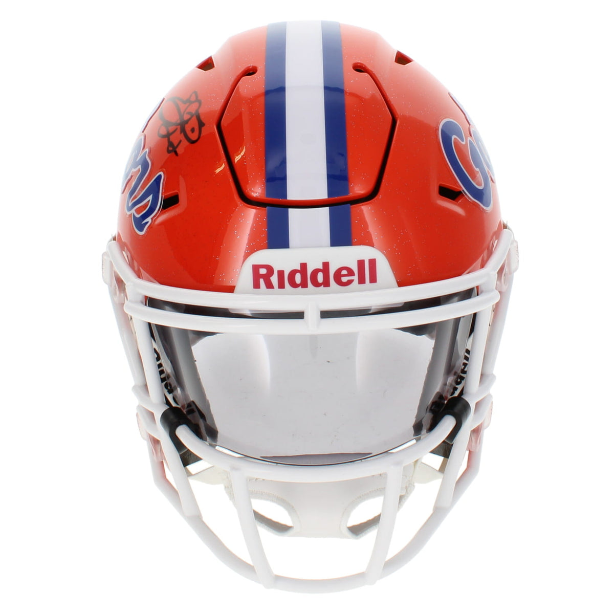 Emmitt Smith Autographed Florida Gators Speedflex Midi Helmet Beckett Witnessed