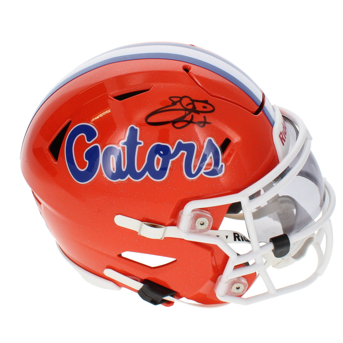 Emmitt Smith Autographed Florida Gators Speedflex Midi Helmet Beckett Witnessed
