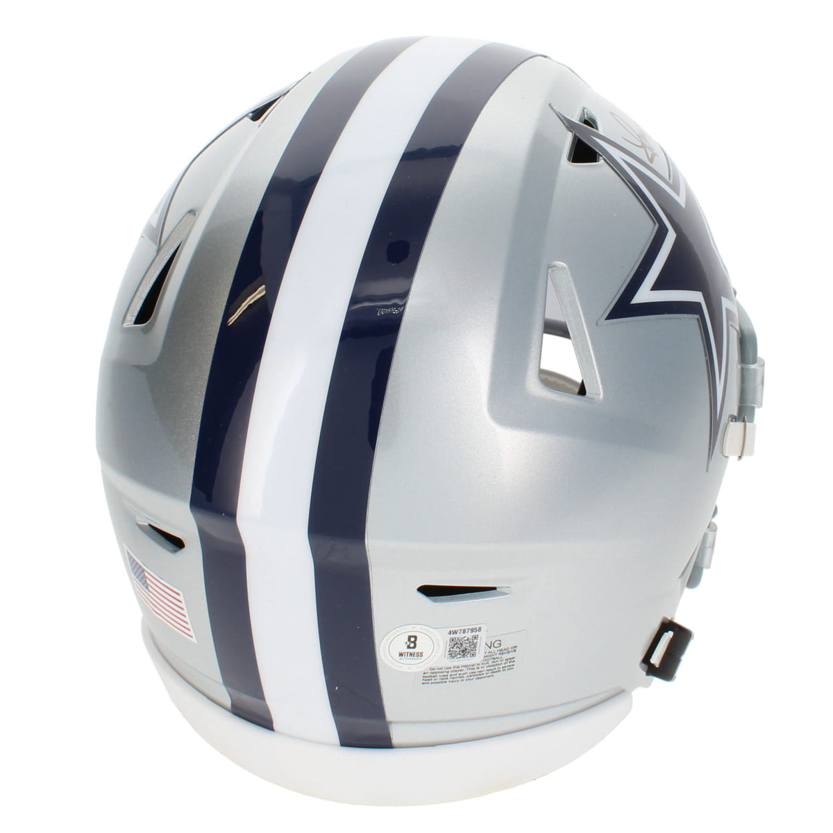 Tony Dorsett Autographed Dallas Cowboys Speedflex Midi Helmet Beckett Witnessed