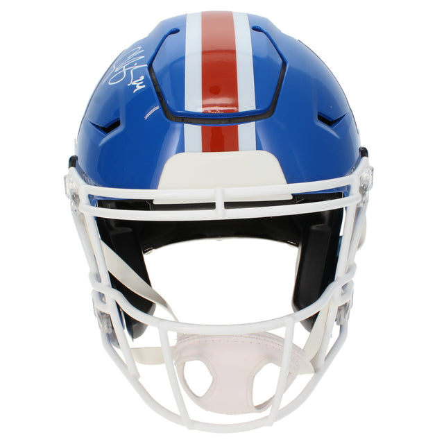 Champ Bailey Autographed Denver Broncos 1975-96 Throwback Speedflex Authentic Helmet Beckett