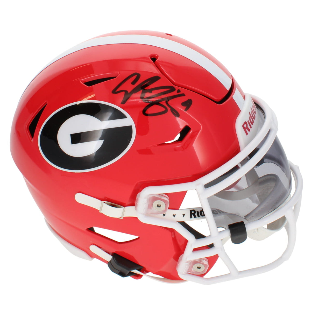 Champ Bailey Autographed Georgia Bulldogs Speedflex Midi Helmet Beckett