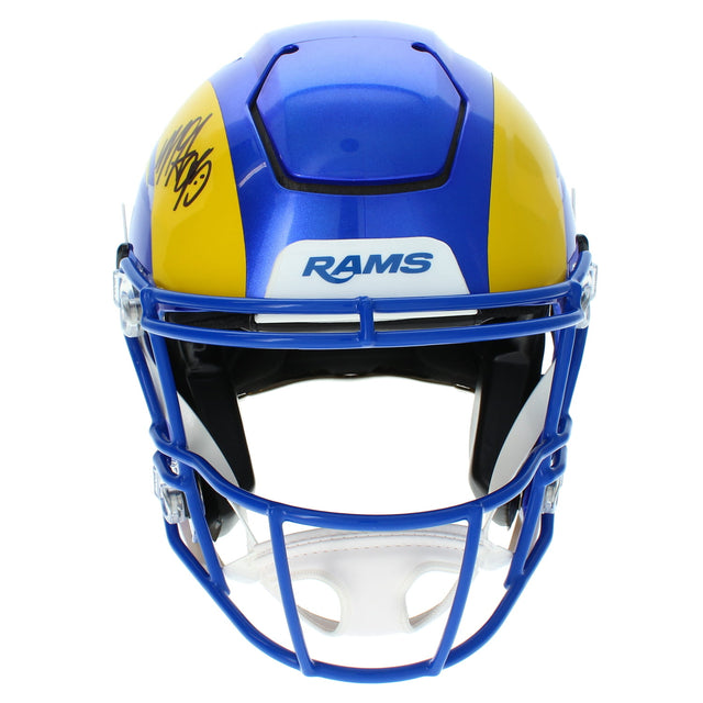 Myles Garrett Autographed Los Angeles Rams Speedflex Authentic Helmet Beckett
