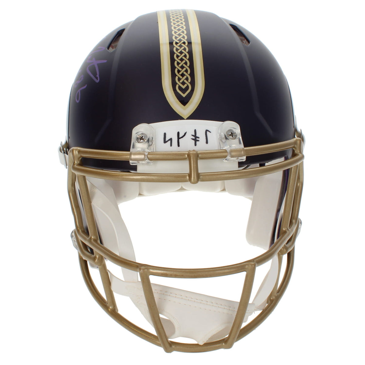 Fran Tarkenton Autographed/Inscribed "HOF 86" Minnesota Vikings Rivalries Speed Authentic Helmet Beckett