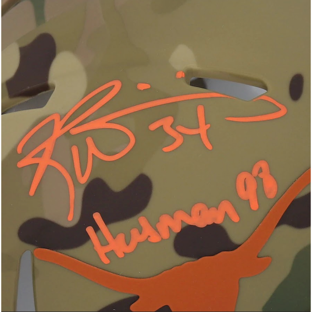 Ricky Williams Autographed "Heisman 98" Texas Longhorns Mini Helmet Fanatics