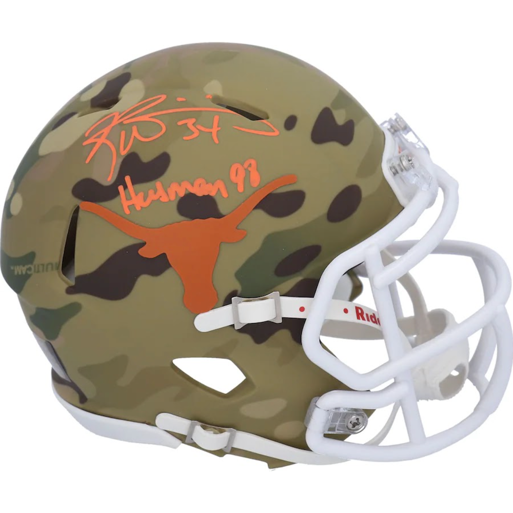 Ricky Williams Autographed "Heisman 98" Texas Longhorns Mini Helmet Fanatics