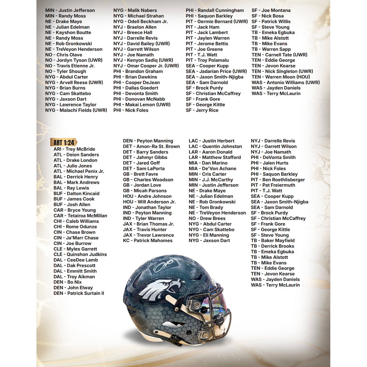 2026 NFL Under Wraps Volume 3 Authentic Mystery Helmet Fanatics (Breaker Ed.)