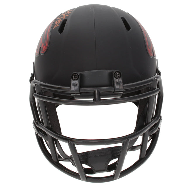 Julio Jones Autographed Atlanta Falcons Eclipse Speed Mini Helmet Beckett
