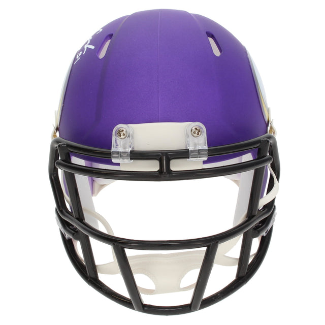 Blake Cashman Autographed Minnesota Vikings Speed Mini Helmet Beckett Witnessed