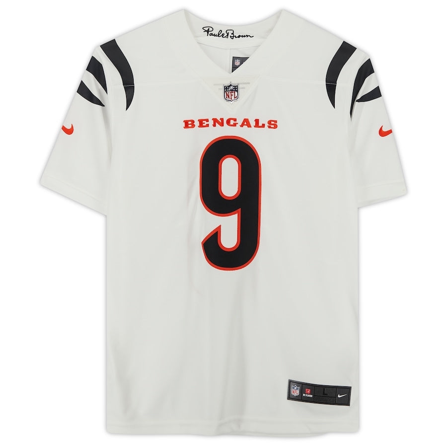 Joe Burrow Autographed Cincinnati Bengals Nike 2021 White Limited Jersey Fanatics