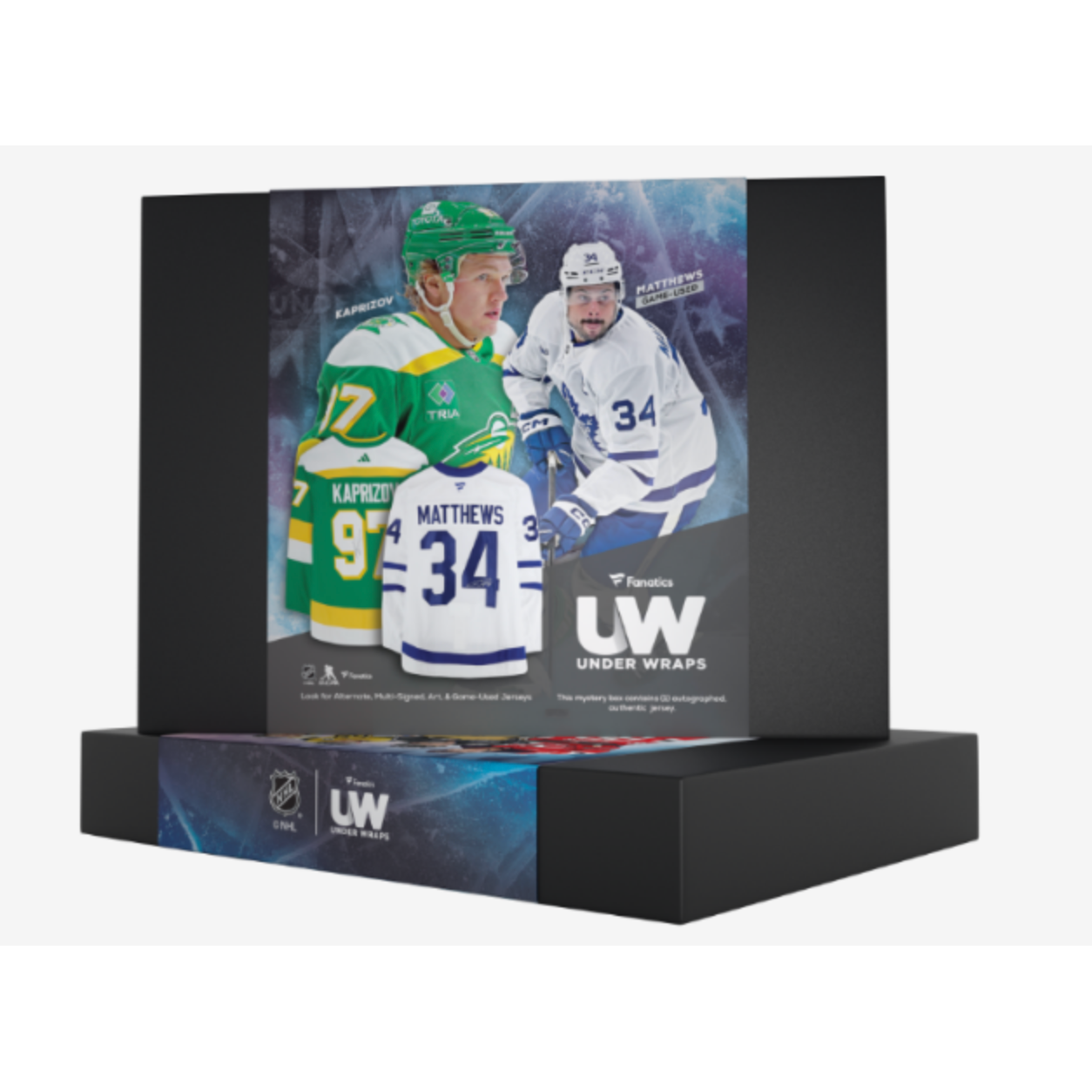 (McDavid, Ovechkin, Orr) 2025 NHL Under Wraps Signed Licensed Jerseys