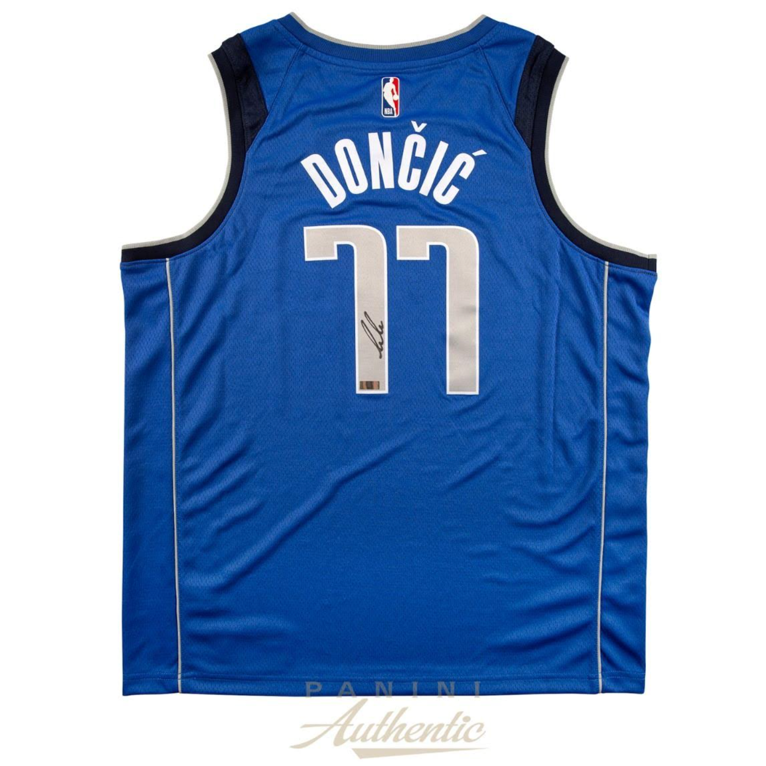Luka Doncic Autographed Dallas Mavericks Royal Blue Nike Swingman Jersey Panini