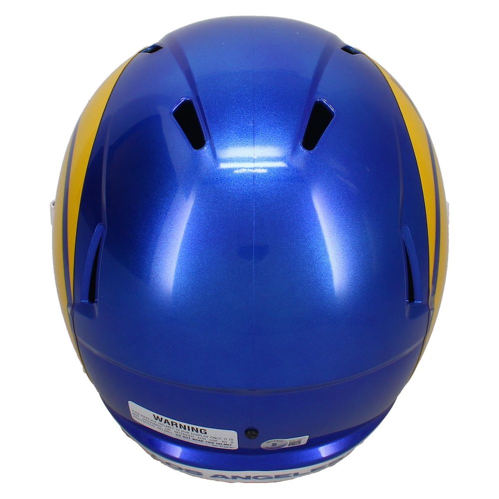 Kyren Williams Autographed Los Angeles Rams Full Size Speed Helmet Beckett